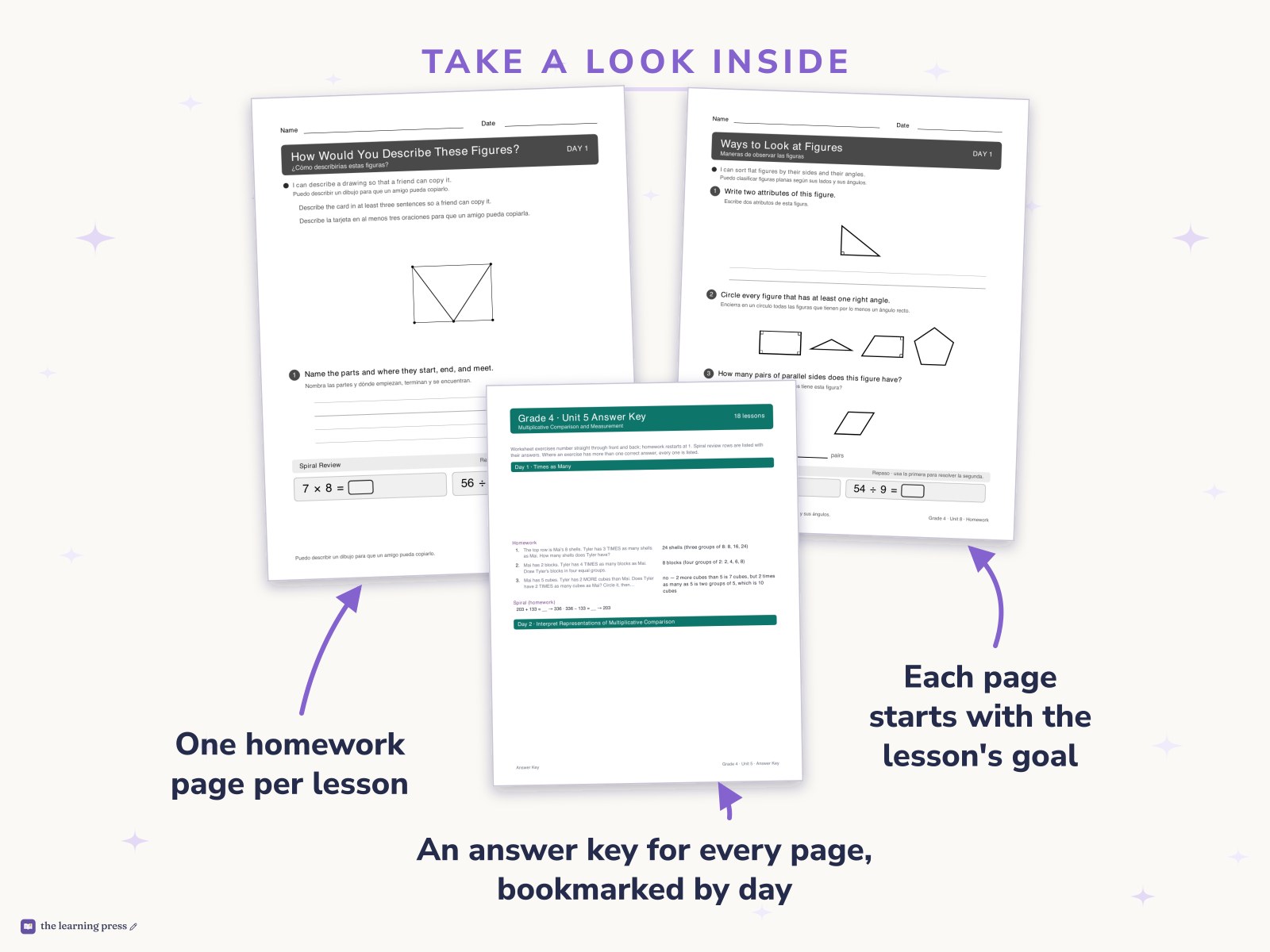 Preview page 2 of Illustrative Math (IM®) Aligned 4th Grade Full-Year Homework: All 9 Units
