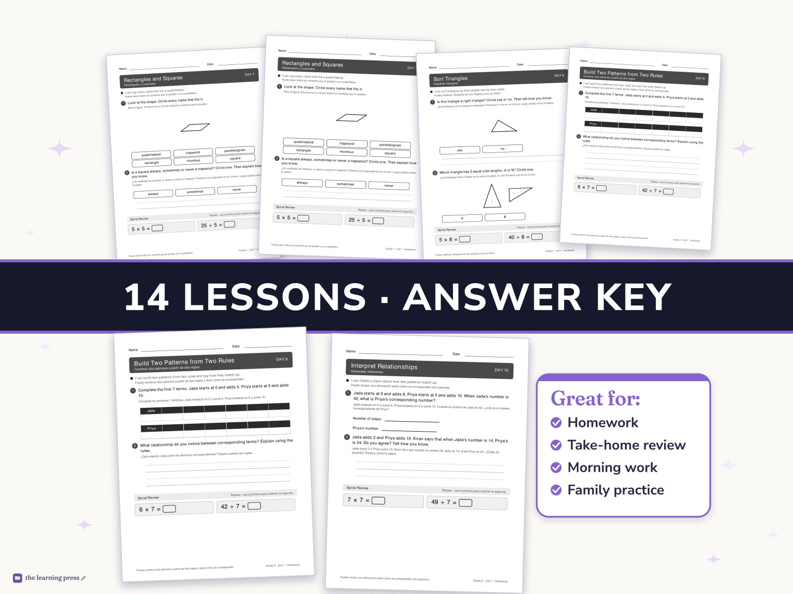 Preview page 3 of Illustrative Math (IM®) Aligned 5th Grade Unit 7 Homework: Shapes on the Coordinate Grid