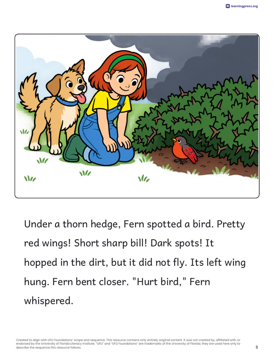 Preview page 4 of UFLI Aligned Decodable Reader · Lessons 77 – 83