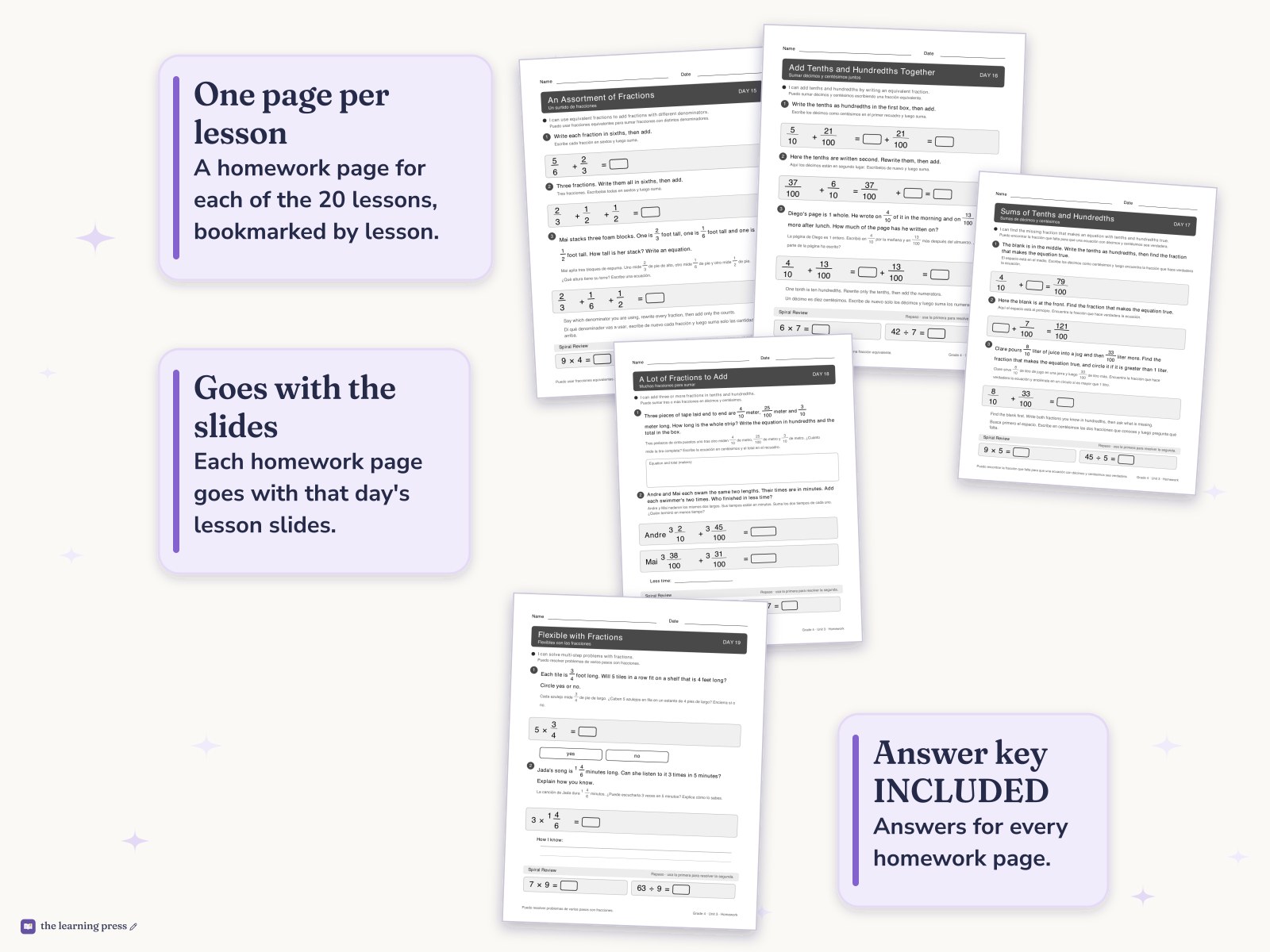 Preview page 4 of Illustrative Math (IM®) Aligned 4th Grade Unit 3 Homework: Extending Operations to Fractions