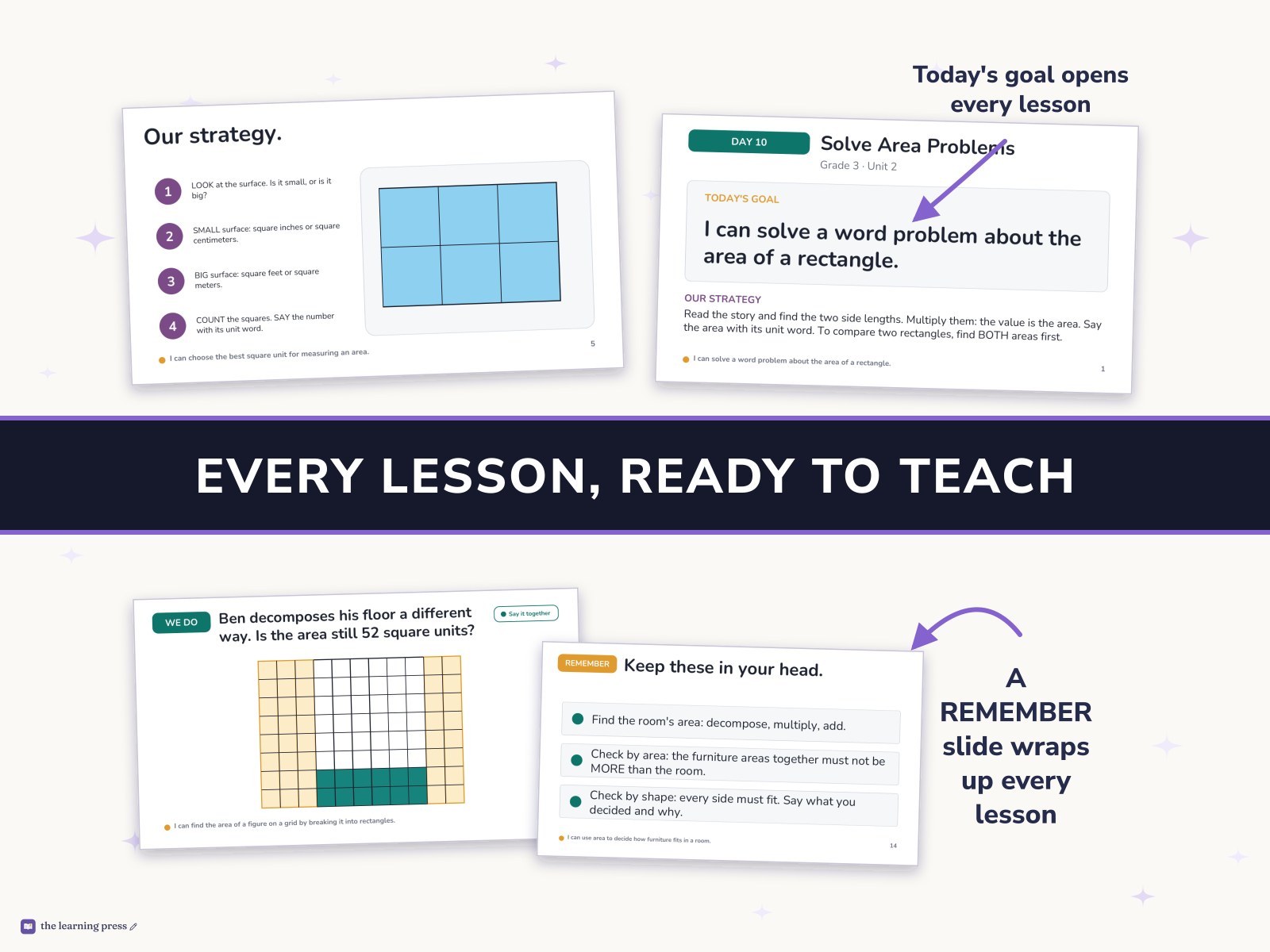 Preview page 3 of Illustrative Math (IM®) Aligned 3rd Grade Unit 2 Bundle: Area and Multiplication