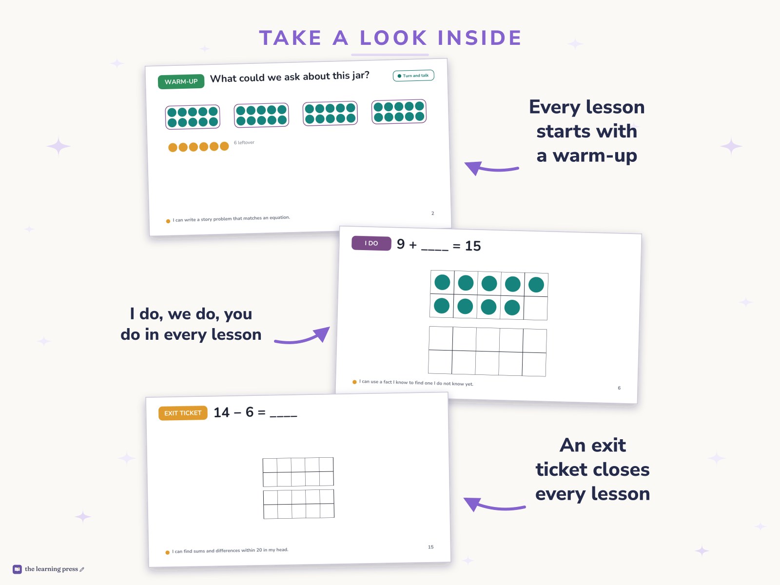 Preview page 2 of Illustrative Math (IM®) Aligned 2nd Grade Unit 9 Slides: Putting It All Together