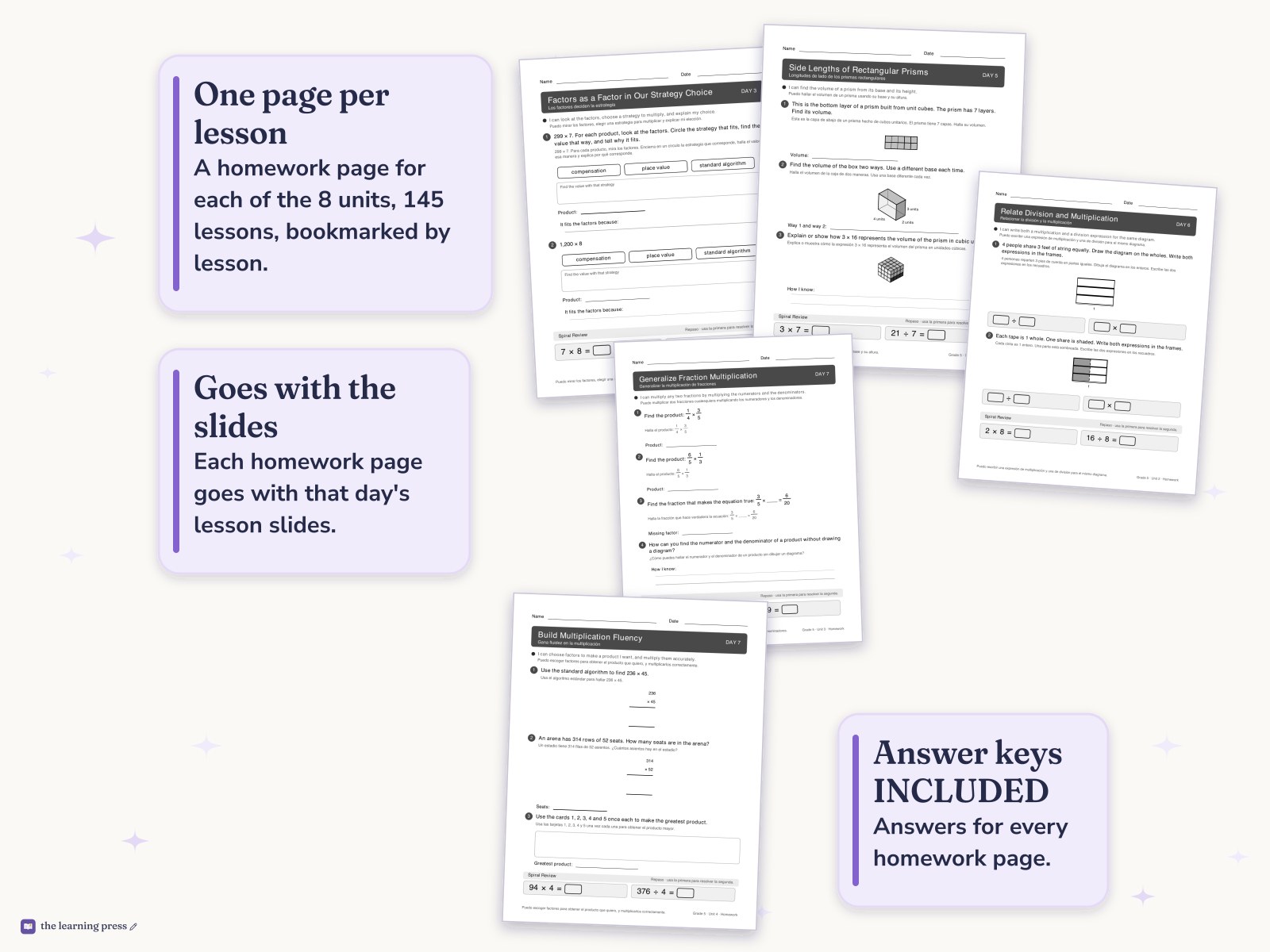 Preview page 4 of Illustrative Math (IM®) Aligned 5th Grade Full-Year Homework: All 8 Units