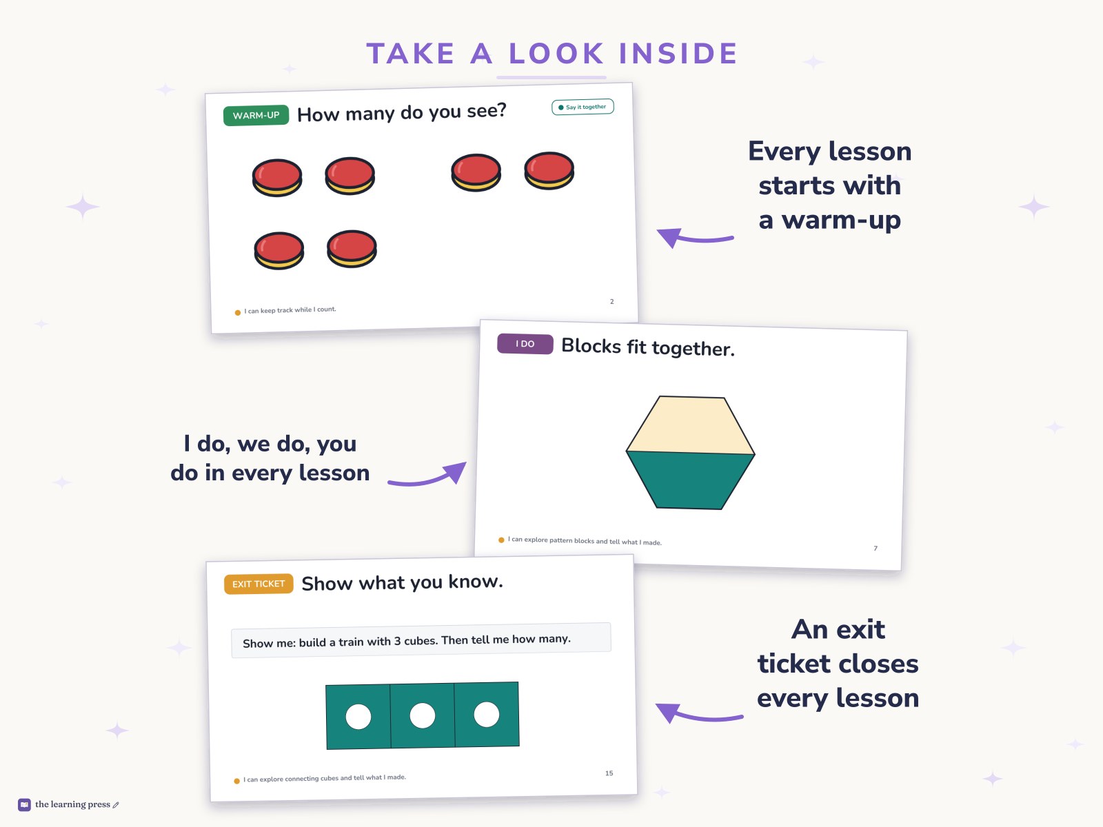 Preview page 2 of FREE Illustrative Math (IM®) Aligned Kindergarten Unit 1 Bundle: Math in Our World