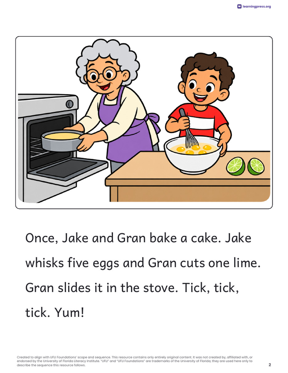 Preview page 3 of UFLI Aligned Decodable Reader · Lessons 54 – 62