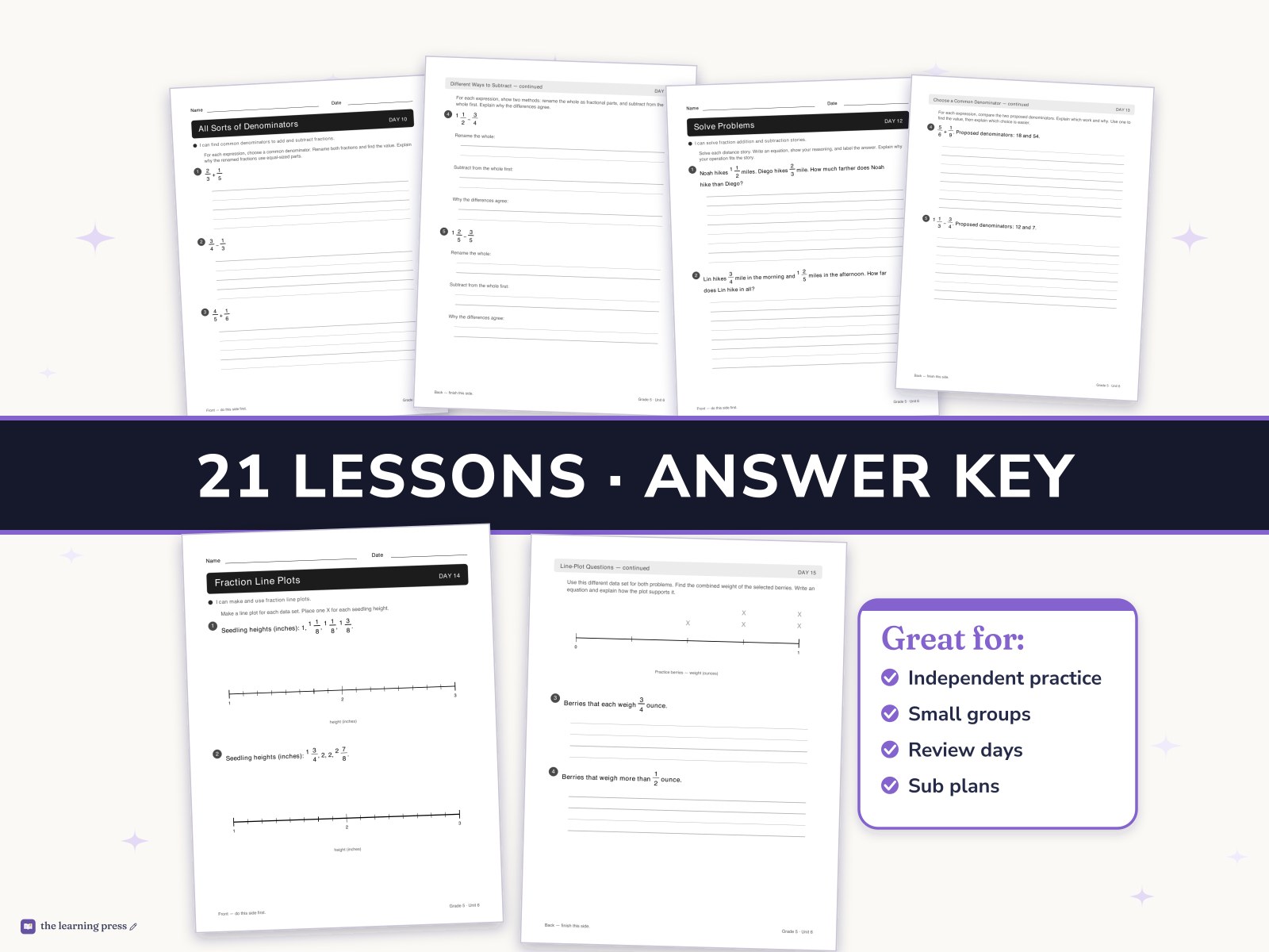 Preview page 3 of Illustrative Math (IM®) Aligned 5th Grade Unit 6 Worksheets: More Decimal and Fraction Operations