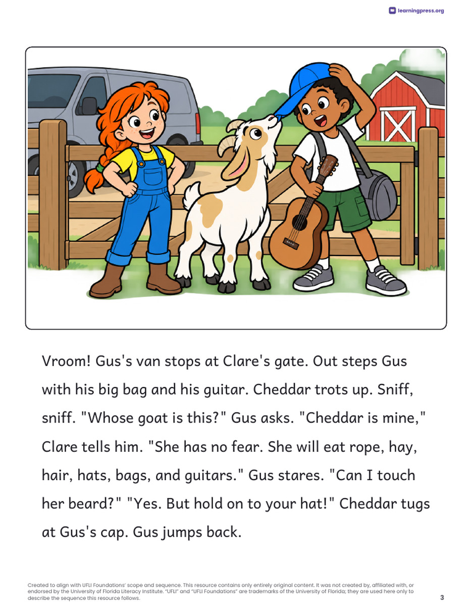 Preview page 4 of UFLI Aligned Decodable Reader · Lessons 111 – 118