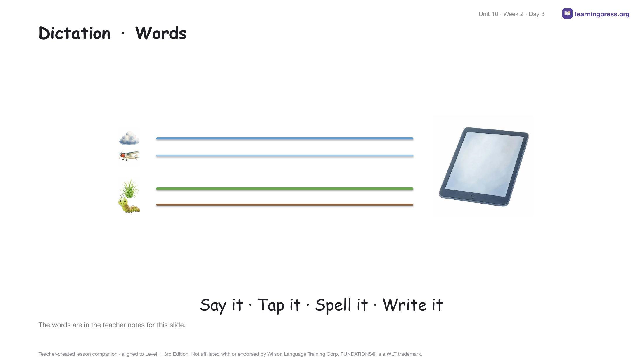 Preview page 4 of Fundations Level 1 — Complete Level Bundle (Units 1–14)
