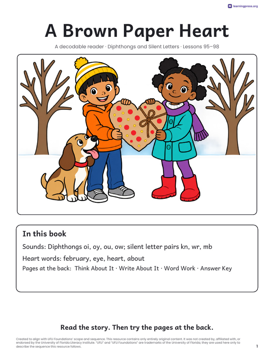Preview page 2 of UFLI Aligned Decodable Reader · Lessons 95 – 98