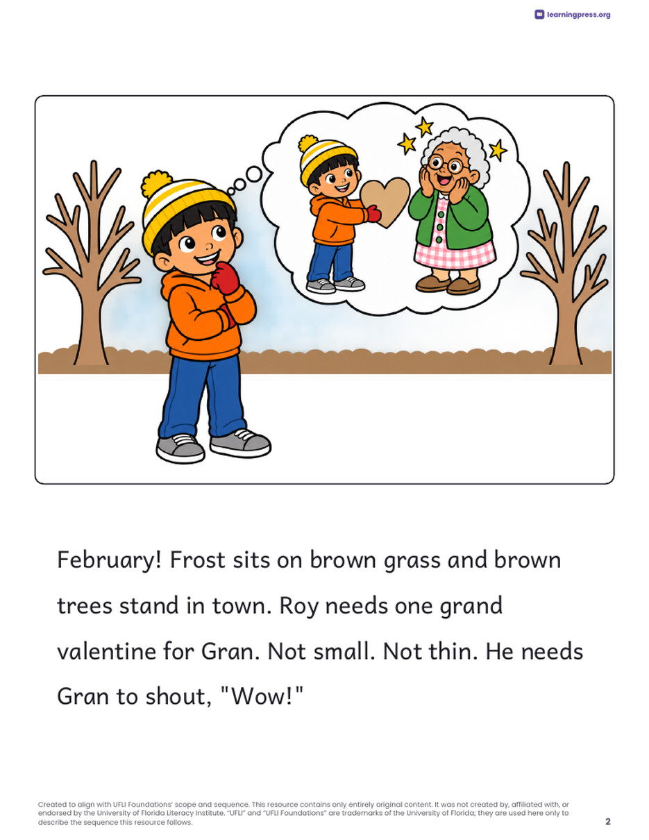 Preview page 3 of UFLI Aligned Decodable Reader · Lessons 95 – 98