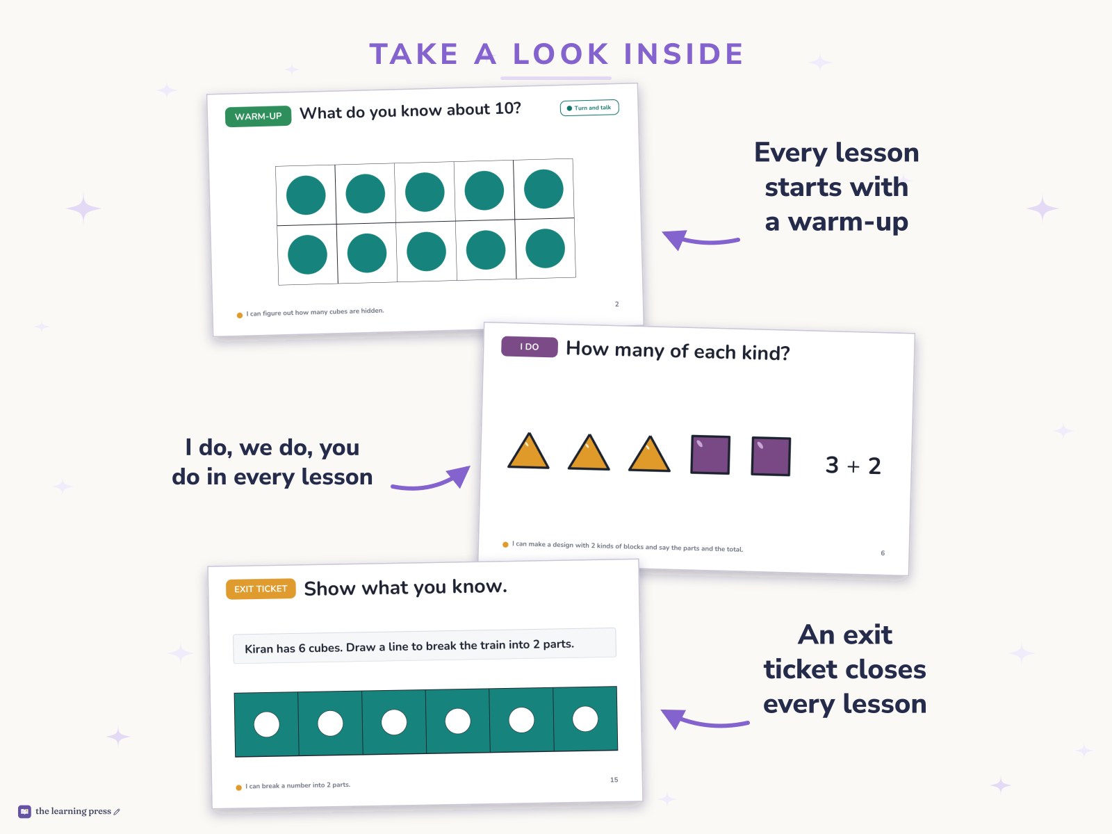 Preview page 2 of Illustrative Math (IM®) Aligned Kindergarten Unit 5 Bundle: Composing and Decomposing Numbers to 10