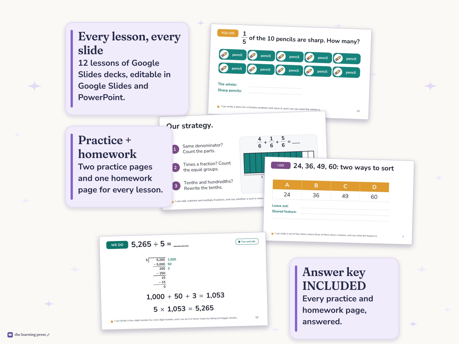 Preview page 4 of Illustrative Math (IM®) Aligned 4th Grade Unit 9 Bundle: Putting It All Together