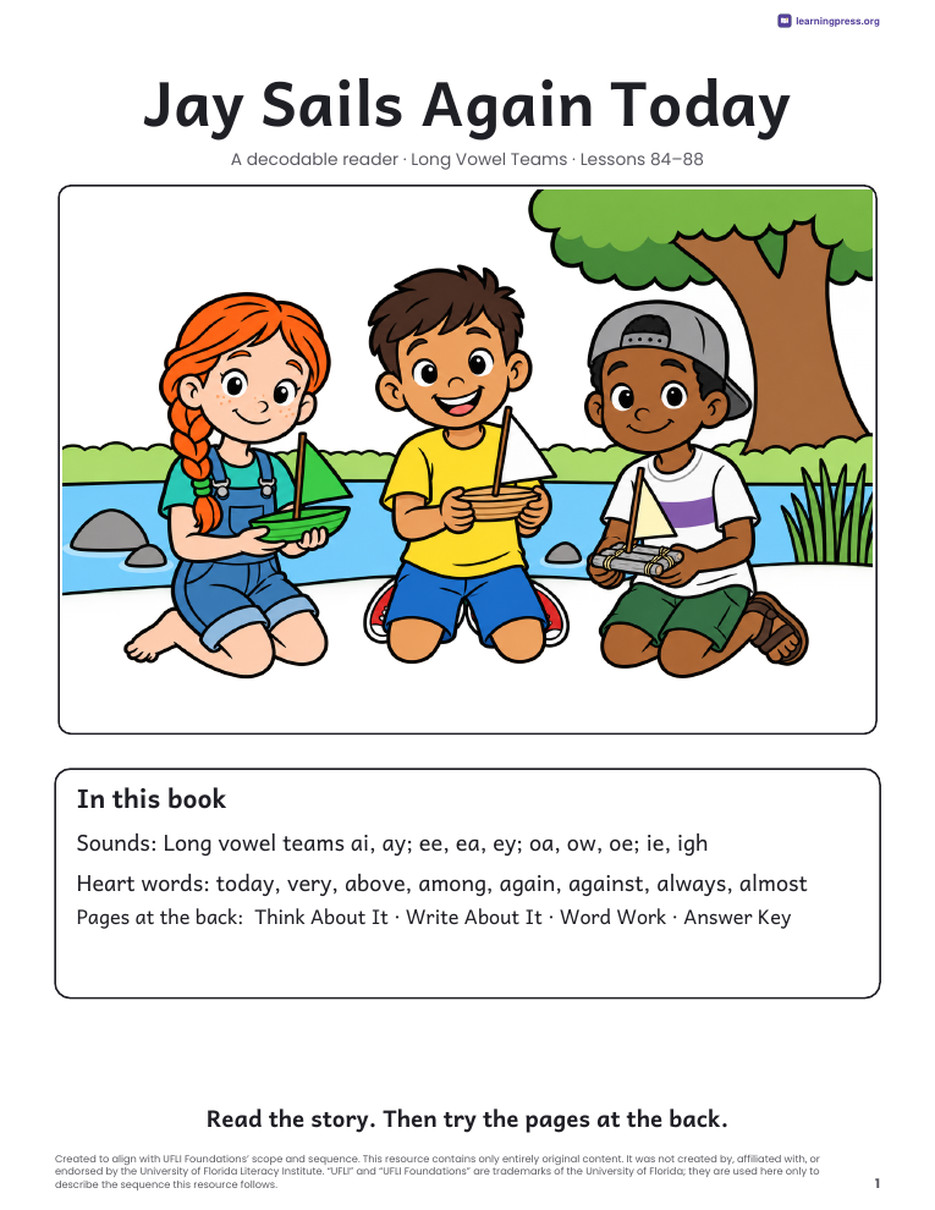 Preview page 2 of UFLI Aligned Decodable Reader · Lessons 84 – 88