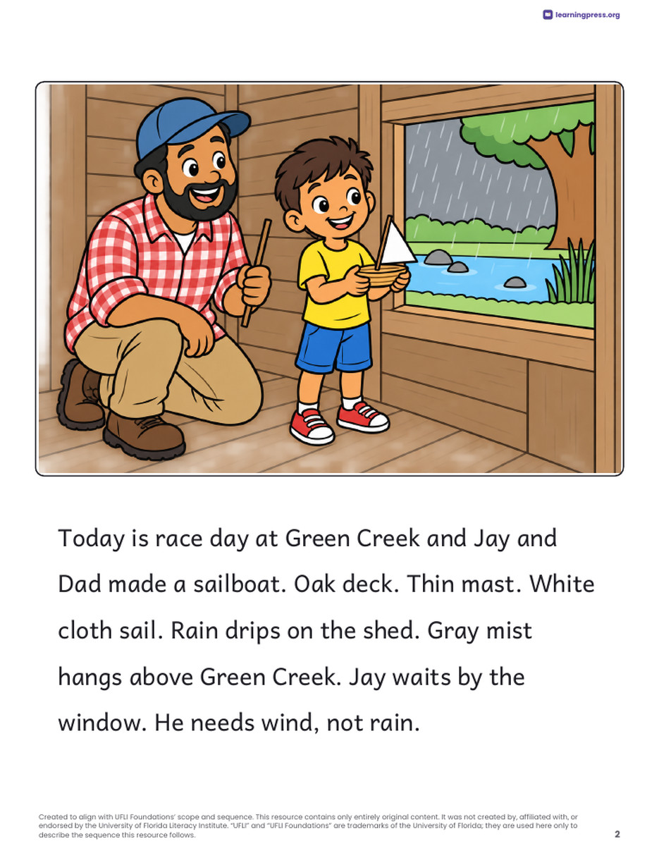 Preview page 3 of UFLI Aligned Decodable Reader · Lessons 84 – 88