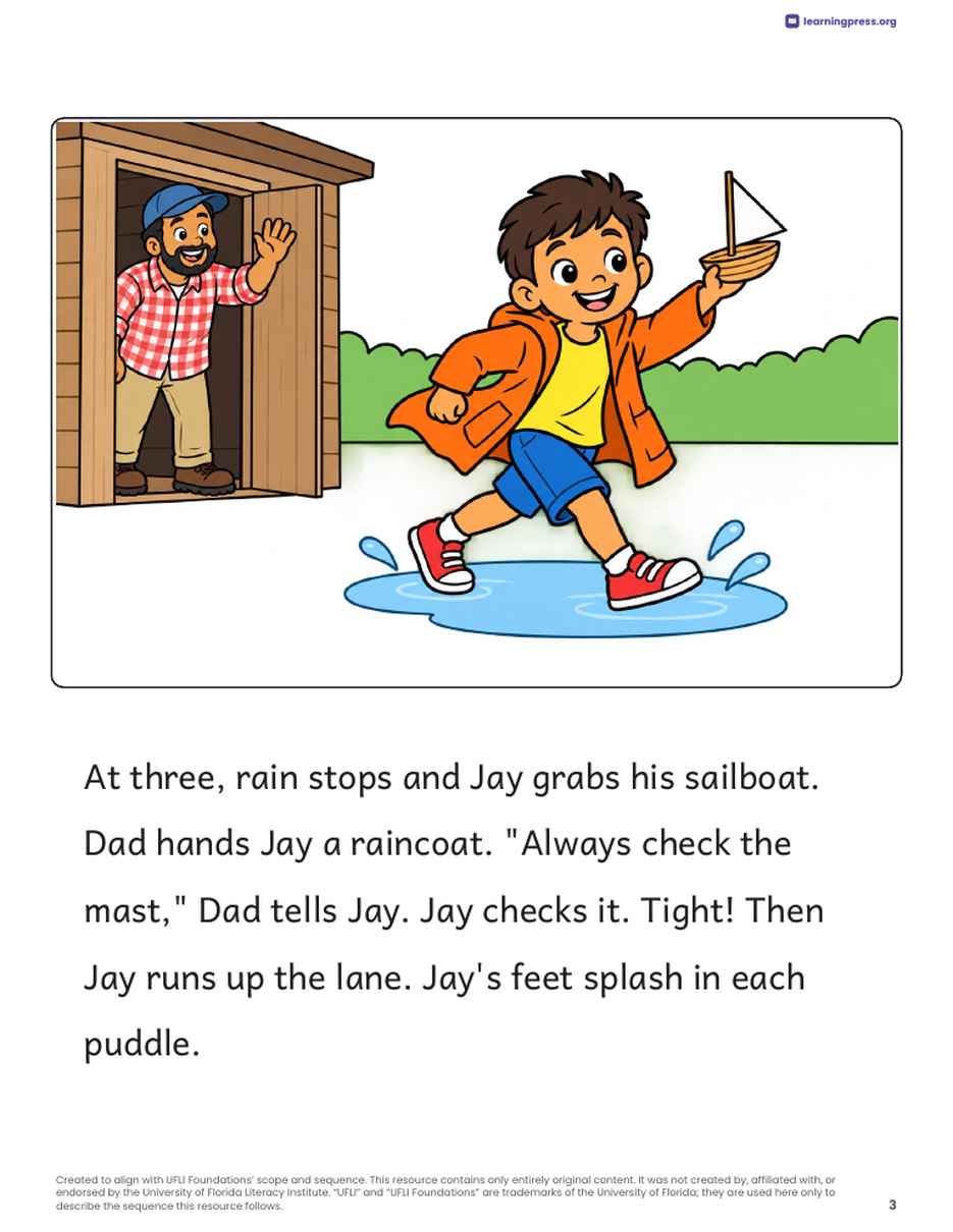Preview page 4 of UFLI Aligned Decodable Reader · Lessons 84 – 88