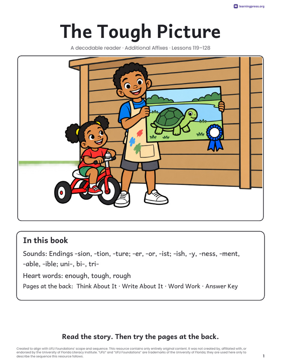 Preview page 2 of UFLI Aligned Decodable Reader · Lessons 119 – 128