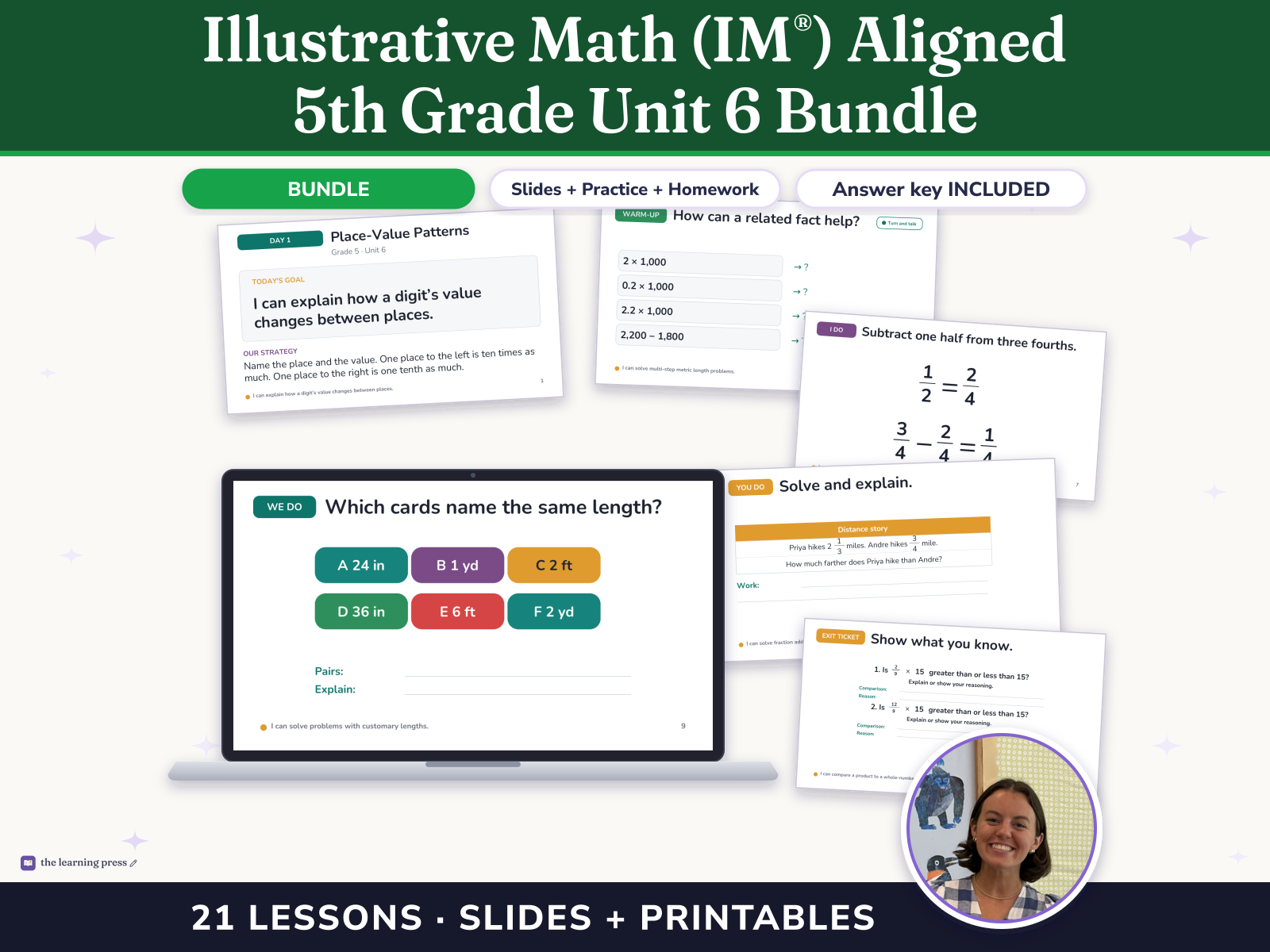 Preview page 1 of Illustrative Math (IM®) Aligned 5th Grade Unit 6 Bundle: More Decimal and Fraction Operations