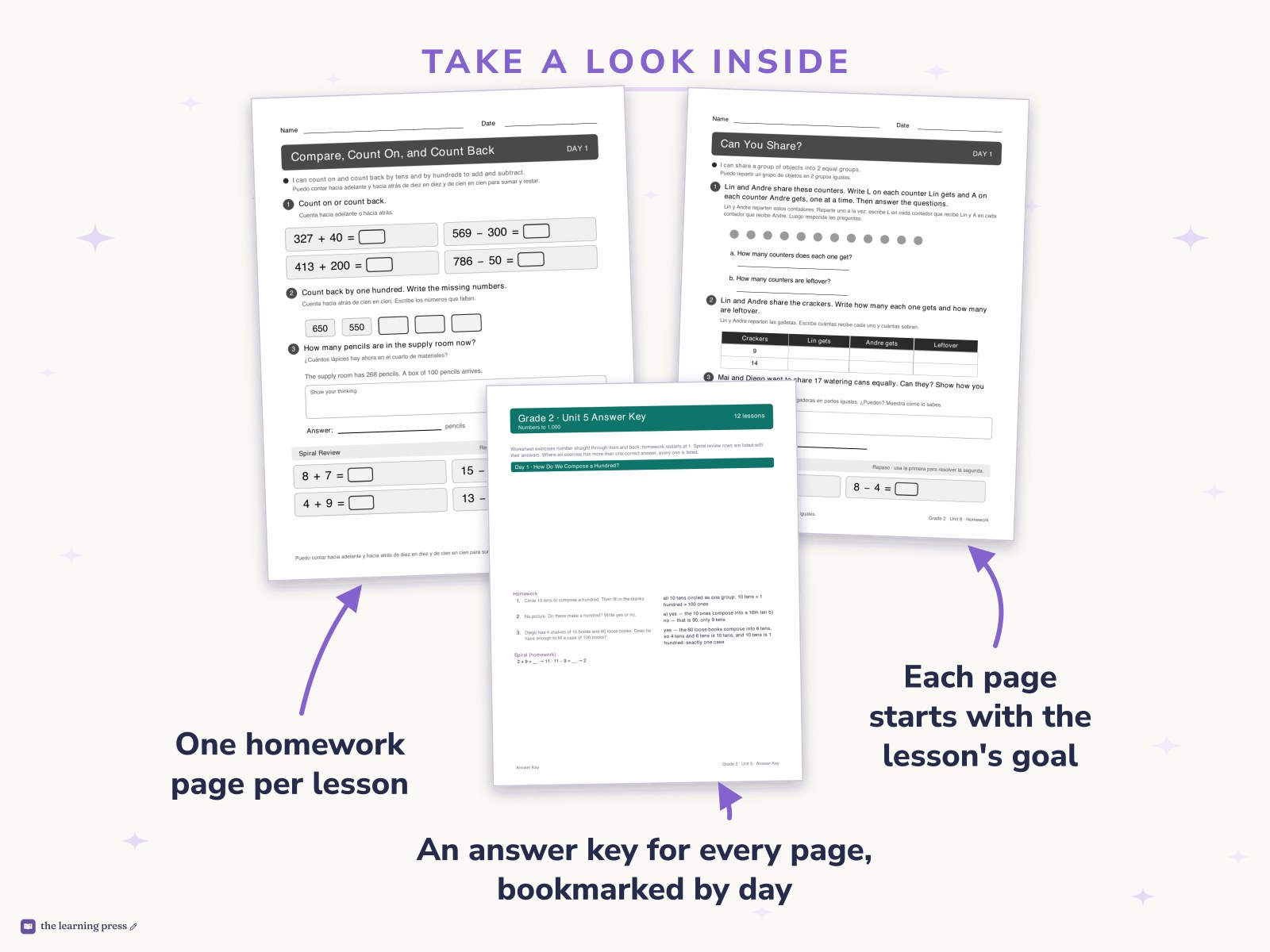 Preview page 2 of Illustrative Math (IM®) Aligned 2nd Grade Full-Year Homework: All 9 Units
