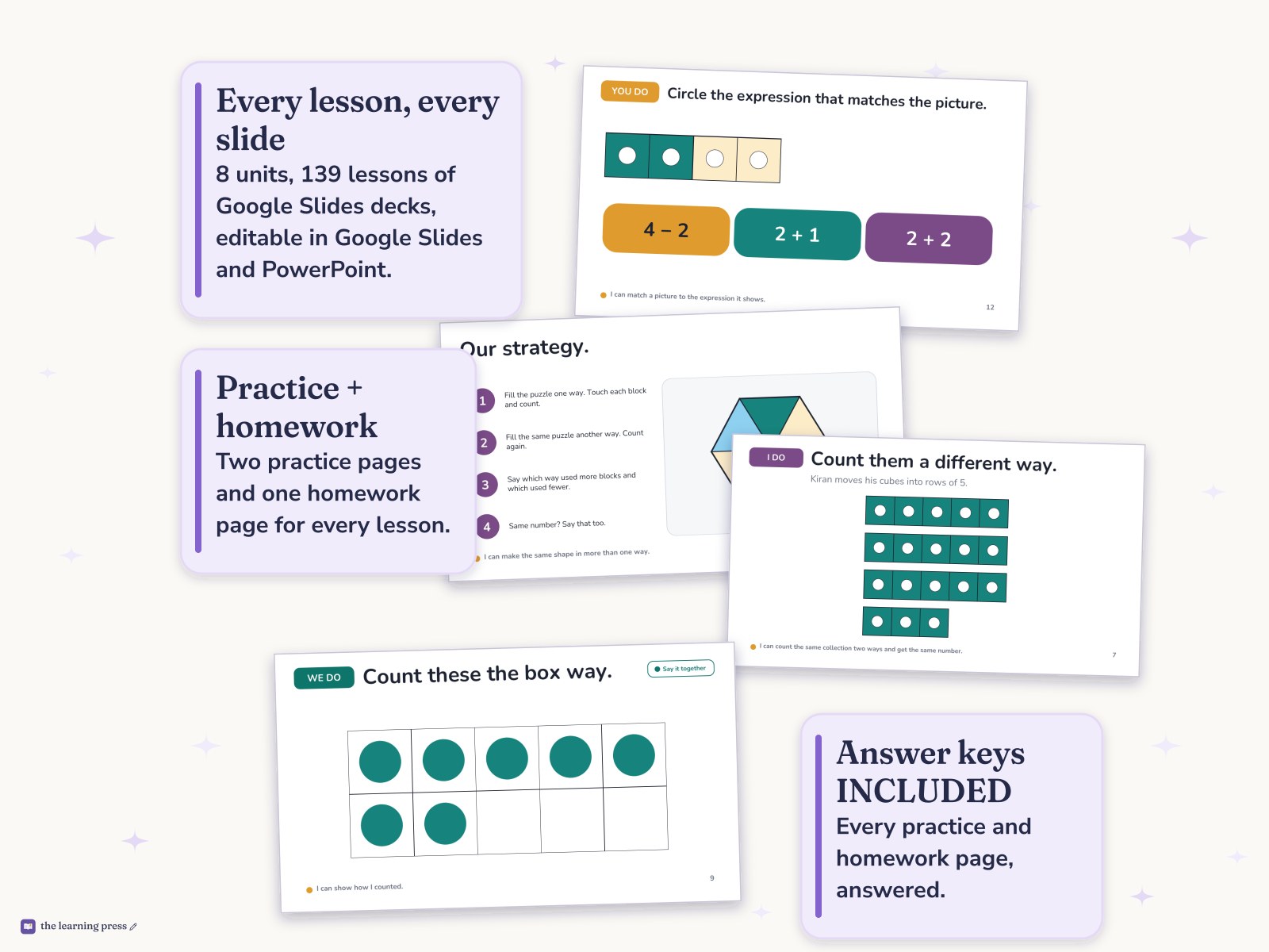 Preview page 4 of Illustrative Math (IM®) Aligned Kindergarten Full-Year Bundle: All 8 Units
