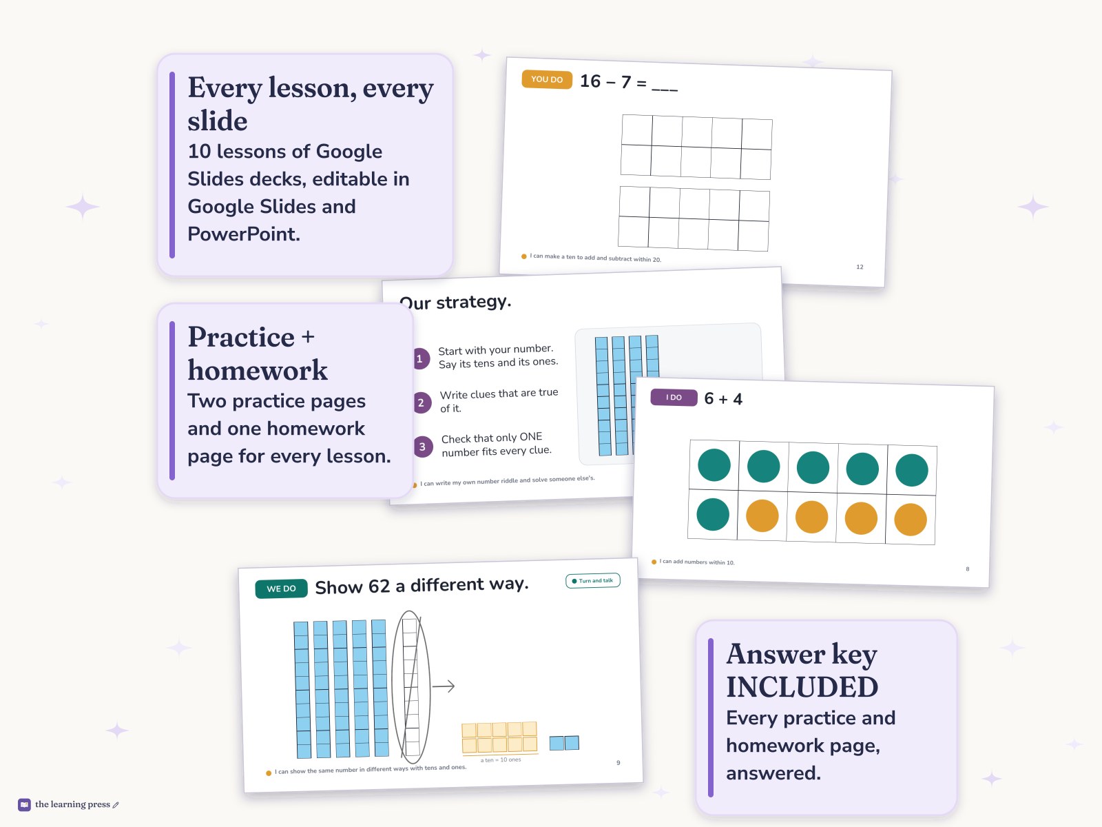 Preview page 4 of Illustrative Math (IM®) Aligned 1st Grade Unit 8 Bundle: Putting It All Together