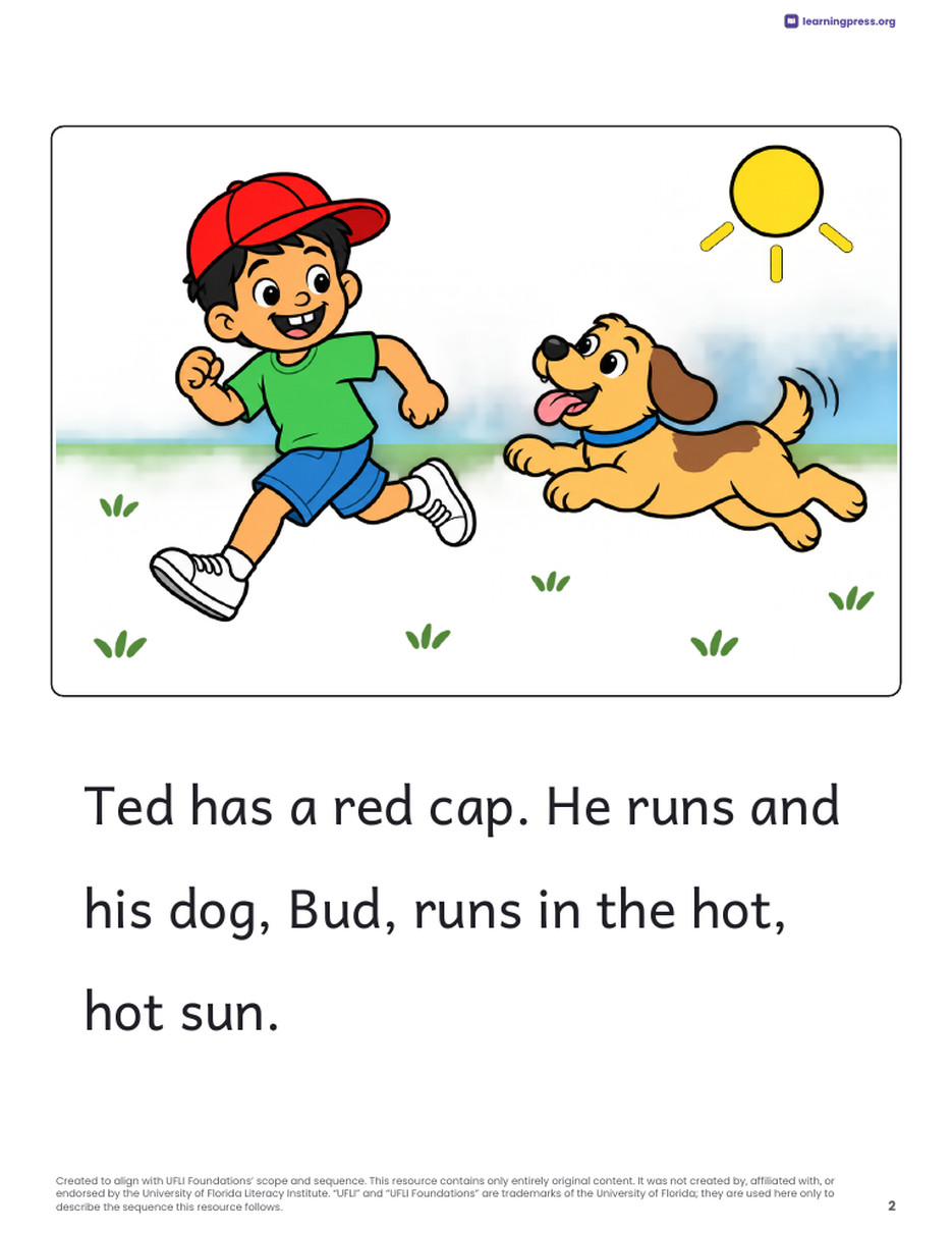Preview page 3 of UFLI Aligned Decodable Reader · Lessons 13 – 24