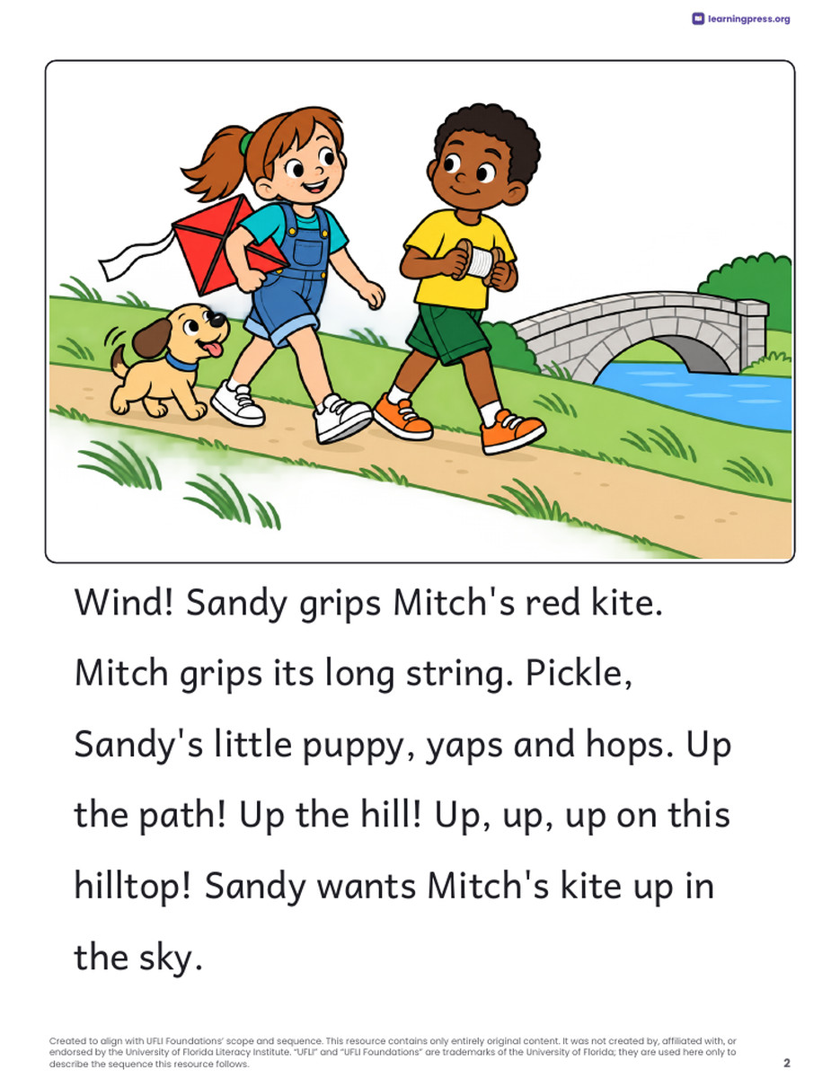 Preview page 3 of UFLI Aligned Decodable Reader · Lessons 69 – 76
