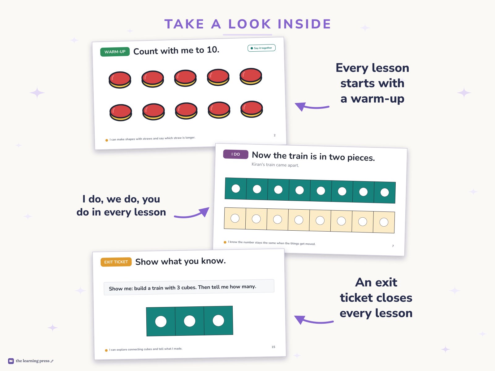 Preview page 2 of Illustrative Math (IM®) Aligned Kindergarten Full-Year Slides: All 8 Units