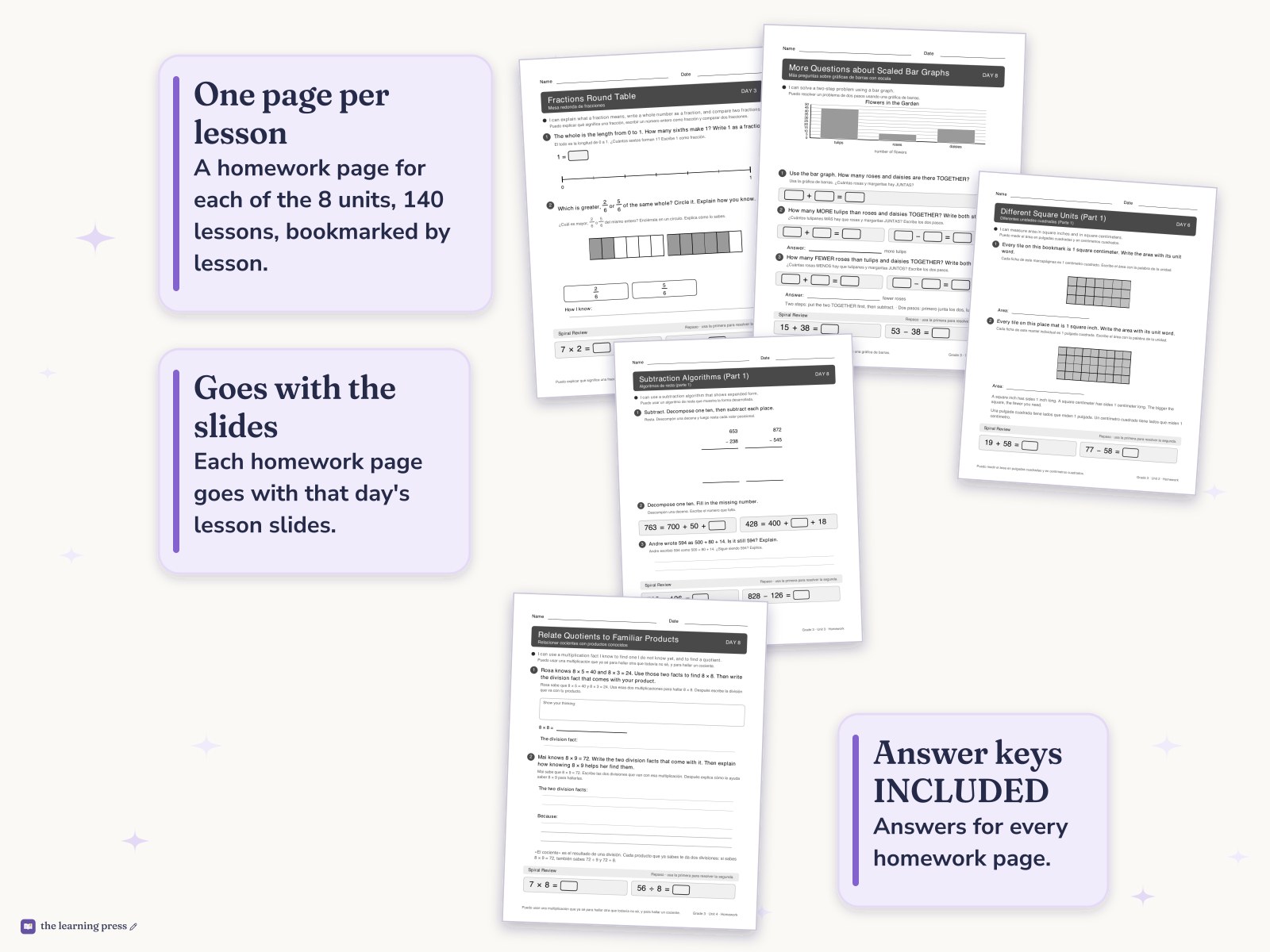 Preview page 4 of Illustrative Math (IM®) Aligned 3rd Grade Full-Year Homework: All 8 Units