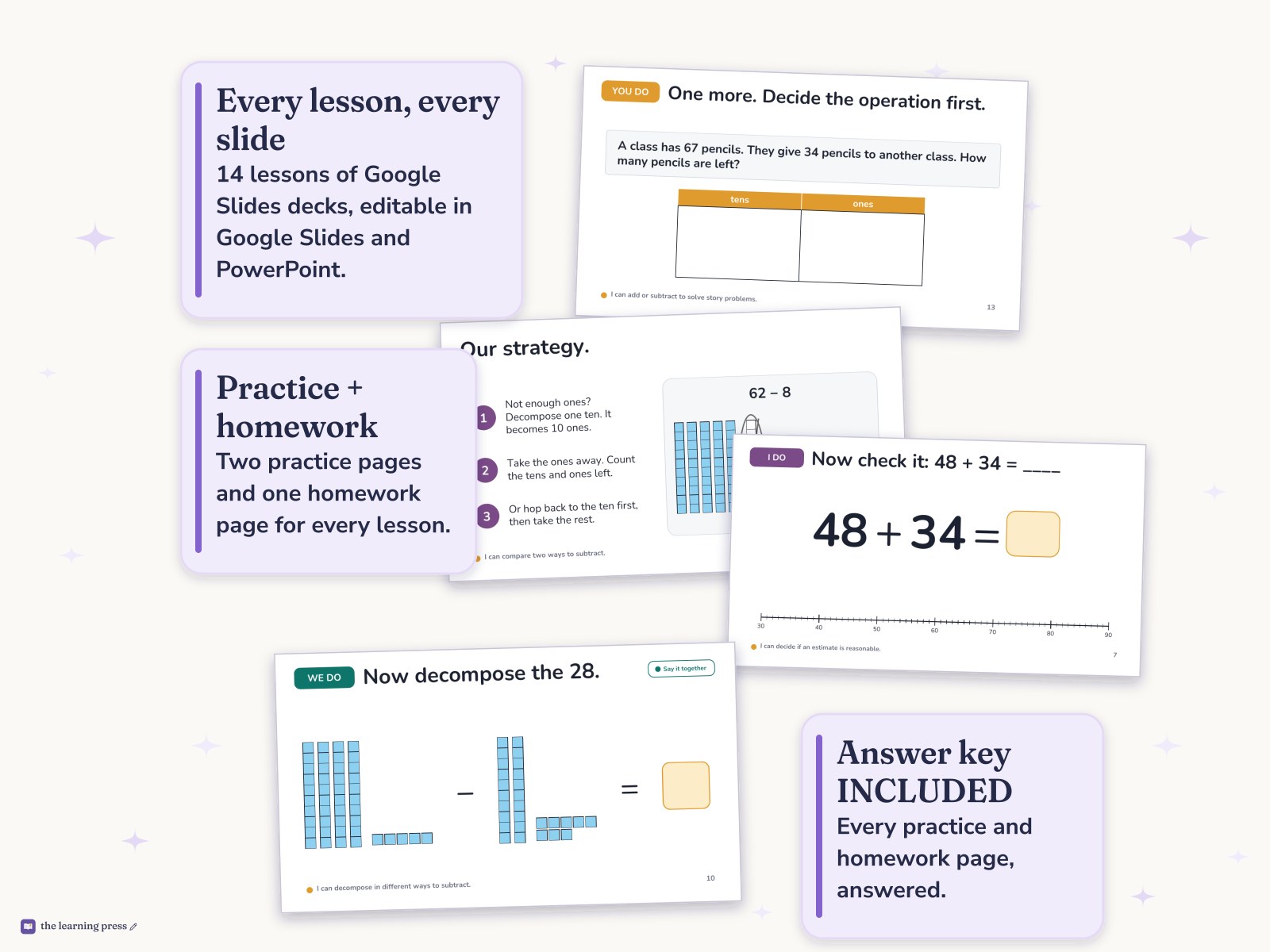 Preview page 4 of Illustrative Math (IM®) Aligned 2nd Grade Unit 2 Bundle: Adding and Subtracting within 100
